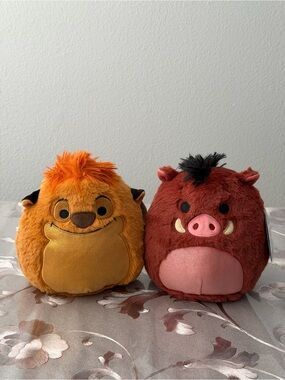 Disney Lion King Timon & Pumba Fuzzamallow Set